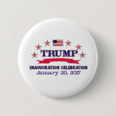 Trump Inauguration Ronde Button 5,7 Cm (Voorkant)