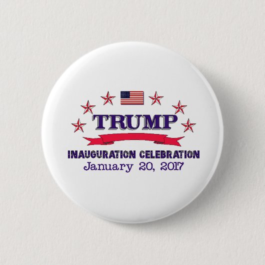 Trump Inauguration Ronde Button 5,7 Cm (Voorkant)