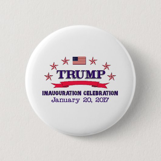 Trump Inauguration Ronde Button 5,7 Cm (Voorkant)