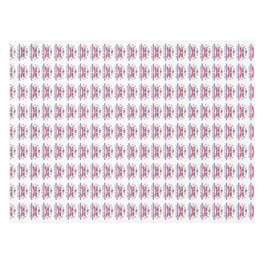 Trump Inauguration Tafelkleed (Voorkant (Horizontaal))