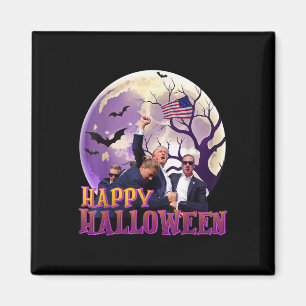 Trump Inflatie Poging Foto Gelukkig Halloween Trum Magneet