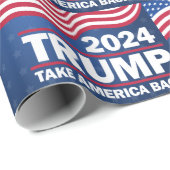 Trump Inpakpapier Take America Back (Rol Hoek)