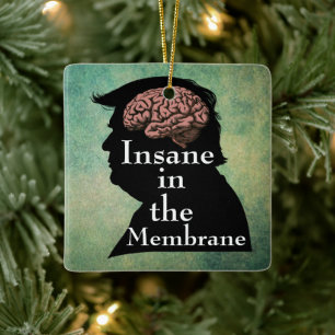 Trump/Insane Keramisch Ornament