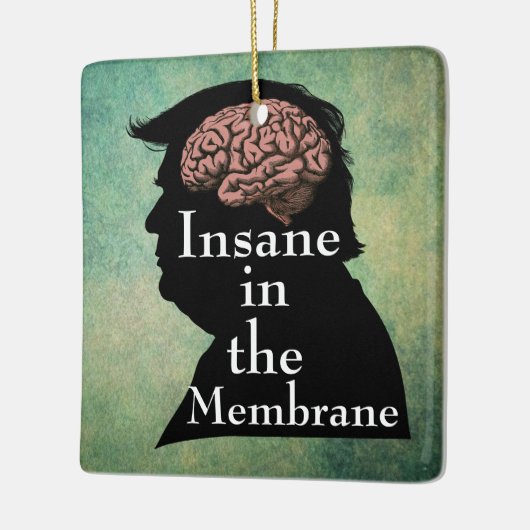 Trump/Insane Keramisch Ornament (Links)