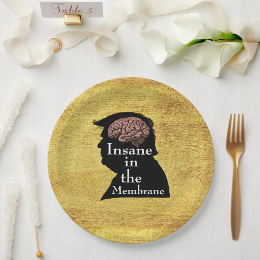 Trump/Insane Paper-Bord Papieren Bordje (Huwelijk)