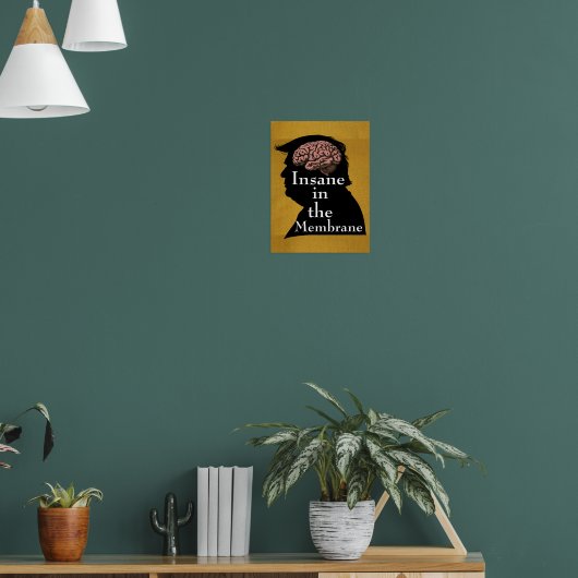Trump/Insane Poster (Woonkamer 1)