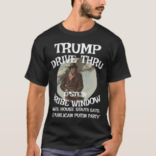 Trump Iran Oorlog Wag Hond Bomaanslag Oorlogsmisda T-shirt
