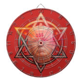 Trump is anti-Christus op Pentacle Persoonlijk Dartbord (Voorkant)