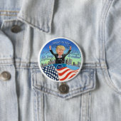 Trump is Cuckoo Ronde Button 7,6 Cm (In situ)