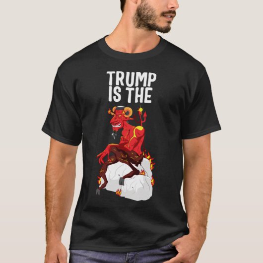Trump is de duivel t-shirt (Voorkant)