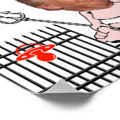 Trump is de nationale noodtoestand/antitrump, poster (Hoek)