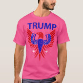 Trump is een Amerikaanse vogel T-shirt (Voorkant)