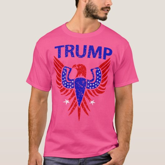 Trump is een Amerikaanse vogel T-shirt (Voorkant)