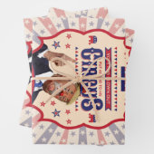 Trump is een clown - Circus Poster Inpakpapier Vel (In situ)