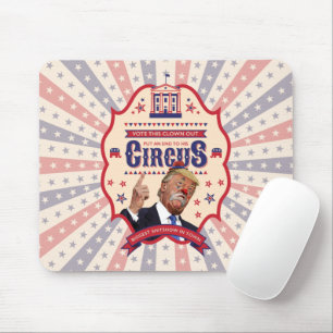 Trump is een clown - Circus Poster Muismat