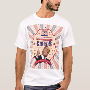 Trump is een clown - Circus Poster T-shirt