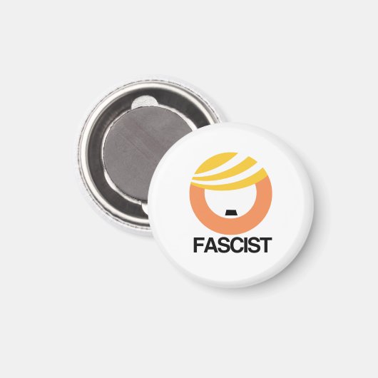 Trump is een fascist magneet (Voorkant / Achterkant)