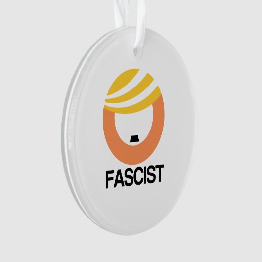 Trump is een fascist ornament (voorkant)