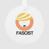 Trump is een fascist ornament (achterkant)