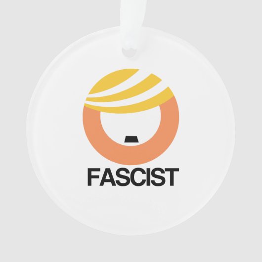 Trump is een fascist ornament (voorkant)