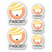 Trump is een fascist sticker (Voorkant)