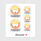 Trump is een fascist sticker (Vel)