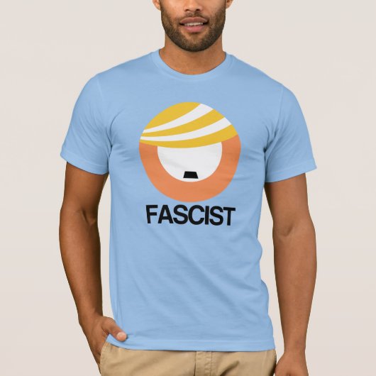Trump is een fascist t-shirt (Voorkant)
