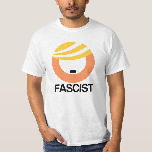 Trump is een fascist t-shirt (Voorkant)