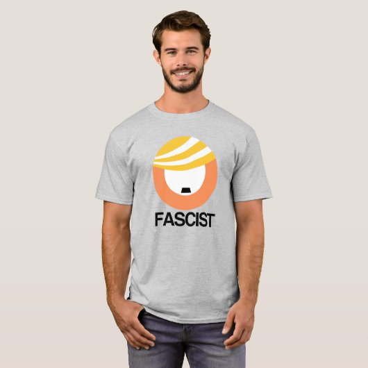 Trump is een fascist t-shirt (Voorkant volledig)