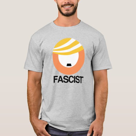 Trump is een fascist t-shirt (Voorkant)
