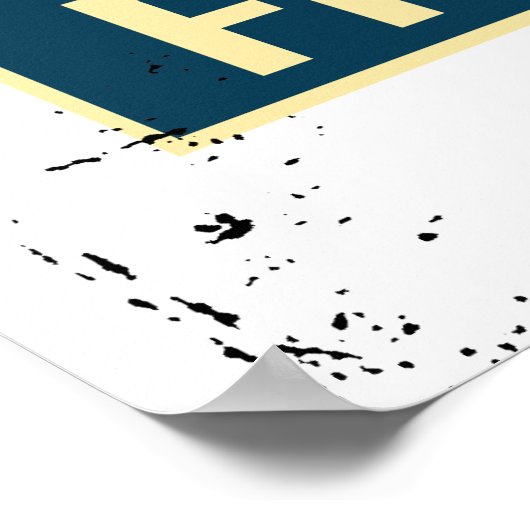 Trump is een fraude -.png poster (Hoek)