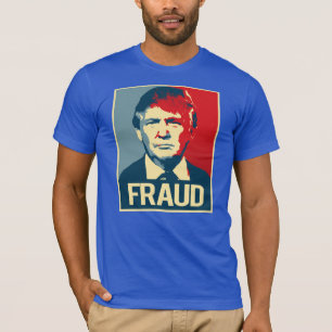 TRUMP IS EEN FRAUDE T-SHIRT