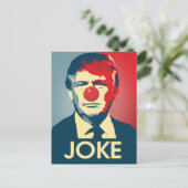 Trump is een Joke - Anti-Trump Propaganda Feestdagenkaart (Staand voorkant)