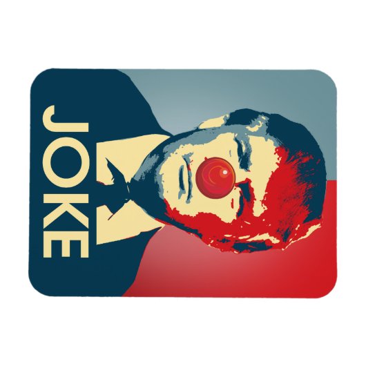 Trump is een Joke - Anti-Trump Propaganda Magneet (Horizontaal)