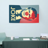 Trump is een Joke - Anti-Trump Propaganda Spandoek (Beurs)