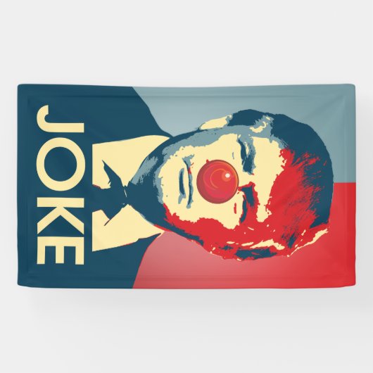 Trump is een Joke - Anti-Trump Propaganda Spandoek (Horizontaal)