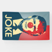 Trump is een Joke - Anti-Trump Propaganda Spandoek (Horizontaal)