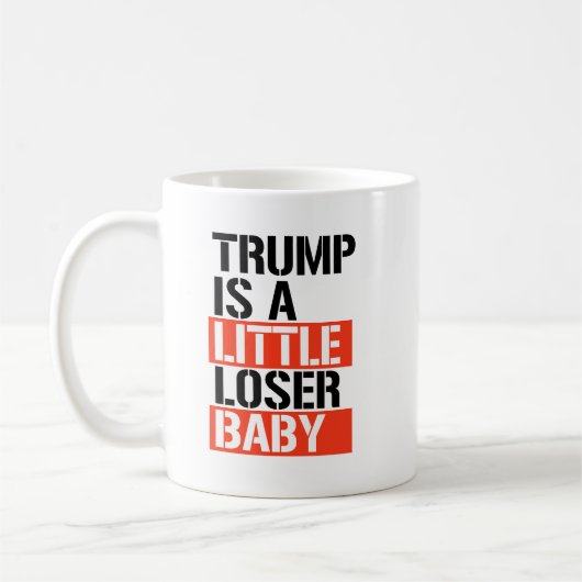Trump is een loser koffiemok (Links)
