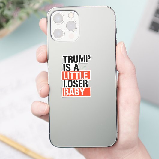 Trump is een loser sticker (Telefoon)