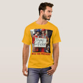 Trump is een misdadiger die het President arrestee T-shirt (Voorkant volledig)