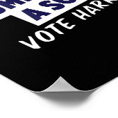 Trump is een SCAB - Stem Harris 2024 2 Poster (Hoek)