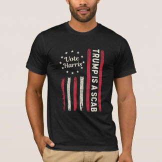 Trump is een SCAB-stem Harris T-shirt