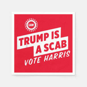 Trump is een Scab Vote Harris 2024-President Servet