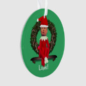 Trump is een schande voor Kerstmis   Ornament (voorkant)
