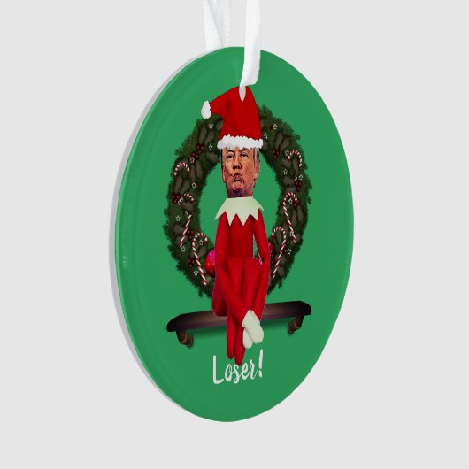 Trump is een schande voor Kerstmis   Ornament (voorkant)
