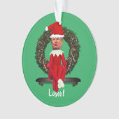 Trump is een schande voor Kerstmis   Ornament (voorkant)