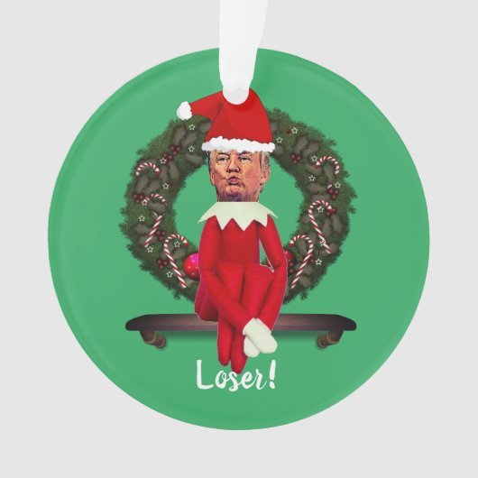 Trump is een schande voor Kerstmis   Ornament (voorkant)