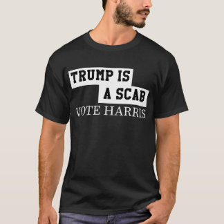 Trump is een schurk stem Harris T-shirt