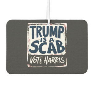 Trump is een schurk stem Harris Verkiezingsdemocra Luchtverfrisser