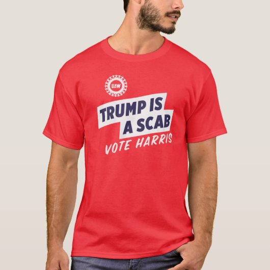 Trump is een schurk t-shirt (Voorkant)